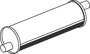 DINEX 21322 Middle Silencer